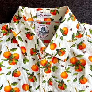 Kennington LTD. Ed. Short Sleeve Orange & Bee Print